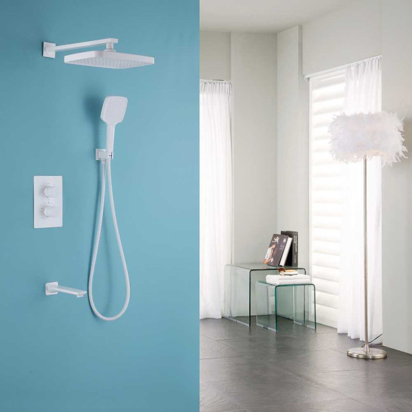 Душевая система Abber Insel белый (AF8050W) Душевая система Abber Insel белый (AF8050W)