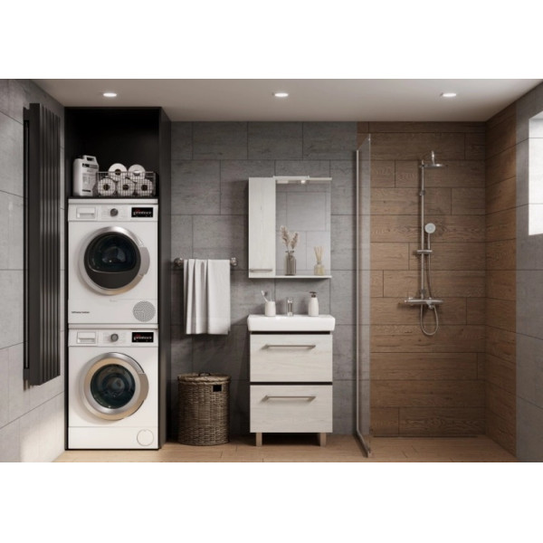 Зеркало-шкаф Aquaton Ронда 60 Дуб Сомерсет (1A205102RSC2L)