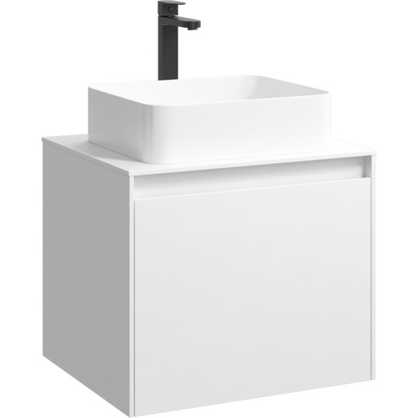 Тумба подвесная Aqwella Mobi 610x500x510 белый (MOB0106W)