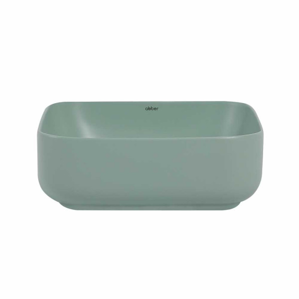 Раковина накладная Abber Rechteck светло-зеленая матовая (AC2211MCG)