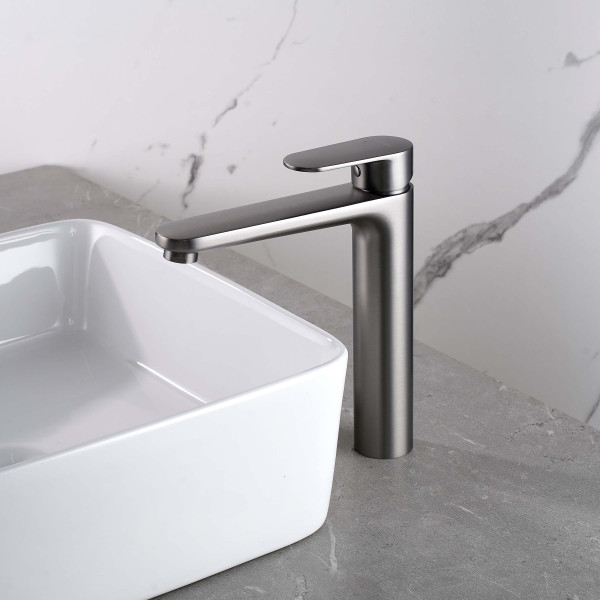 Смеситель для раковины Aquatek Ника оружейная сталь (AQ1804BGM) Смеситель для раковины Aquatek Ника оружейная сталь (AQ1804BGM)