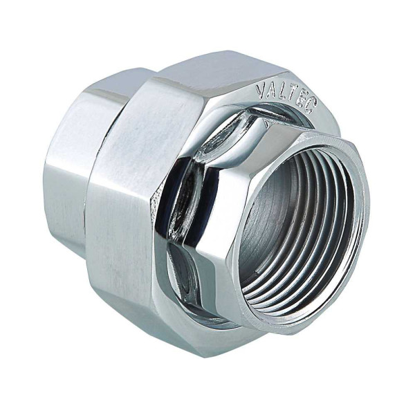 Сгон прямой 1/2" ВВ Valtec (хром) (VTr.340.C.0004) Сгон прямой 1/2" ВВ Valtec (хром) (VTr.340.C.0004)