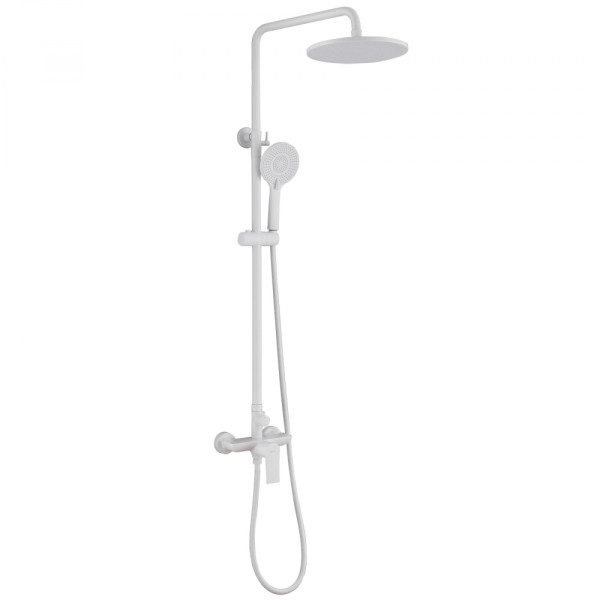Душевая система Abber Weiss Insel  белый матовый (AF8020FWL)