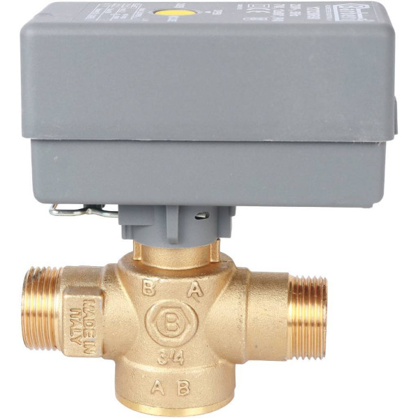 Клапан зональный 2-ходовой 3/4"НР Stout, сервопривод 230V, с 3-х жильным кабелем 1 м. SVM-0070-200020 Клапан зональный 2-ходовой 3/4"НР Stout, сервопривод 230V, с 3-х жильным кабелем 1 м. SVM-0070-200020