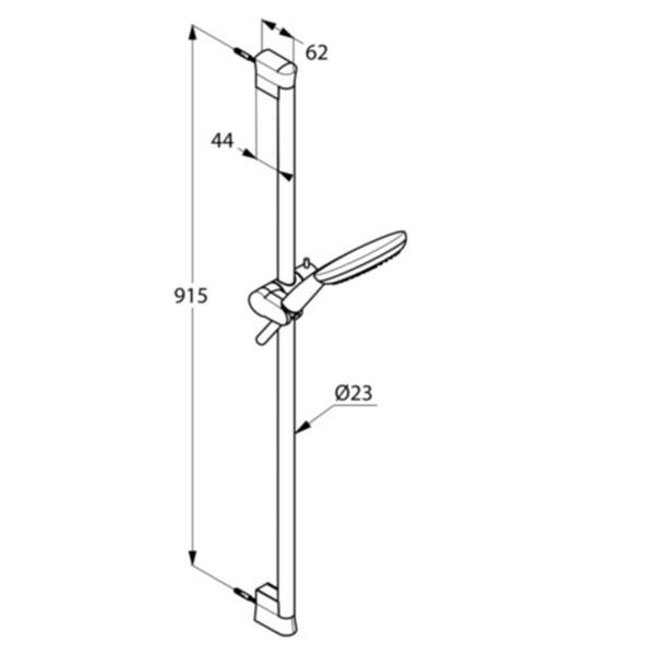 Душевой гарнитур Kludi Freshline белый (6794091-00) Душевой гарнитур Kludi Freshline белый (6794091-00)