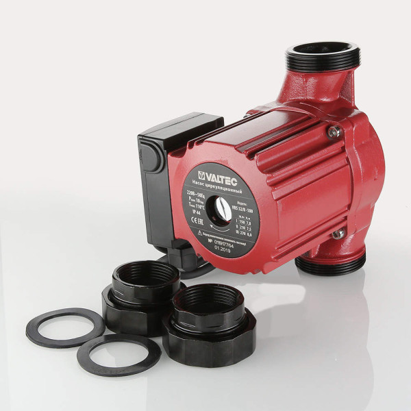 Насос циркуляционный VRS 32/8-180 (с гайками) Valtec (VRS.328.18.0) Насос циркуляционный VRS 32/8-180 (с гайками) Valtec (VRS.328.18.0)