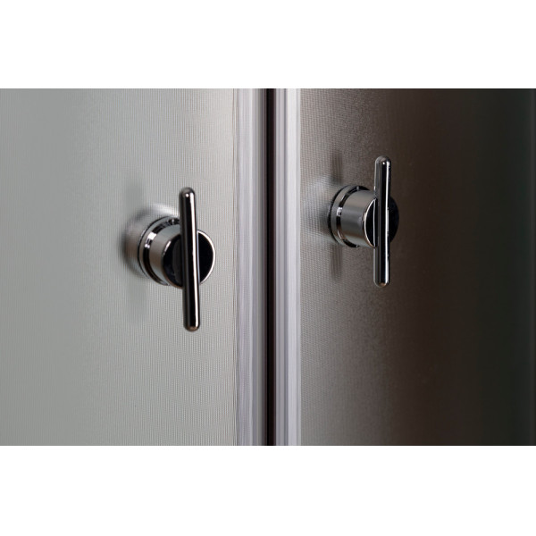 Душевая кабина Eco 90x90 стекло матовое, профиль хром матовый (E90/40/MT/BK)