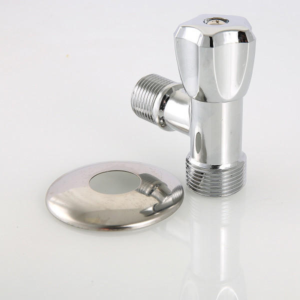 Кран угловой 1/2"х3/4" НН вентильный Valtec с чашкой VT.240.TN.0405