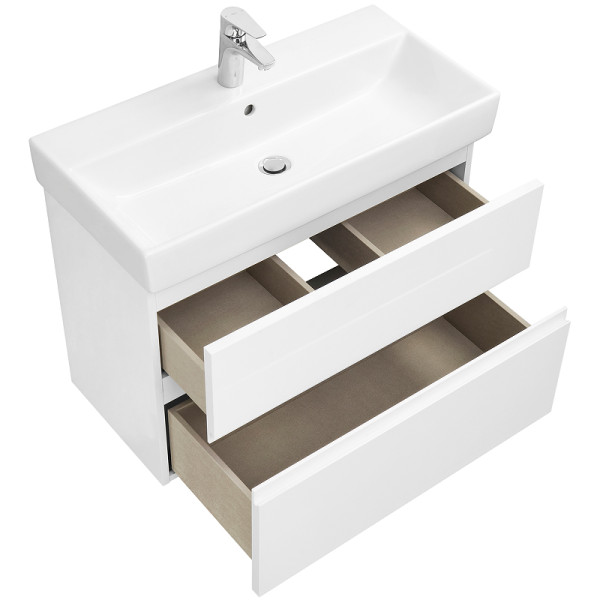 Тумба подвесная Roca Oleta 76x37,4x54,8 белый матовый (857640501)