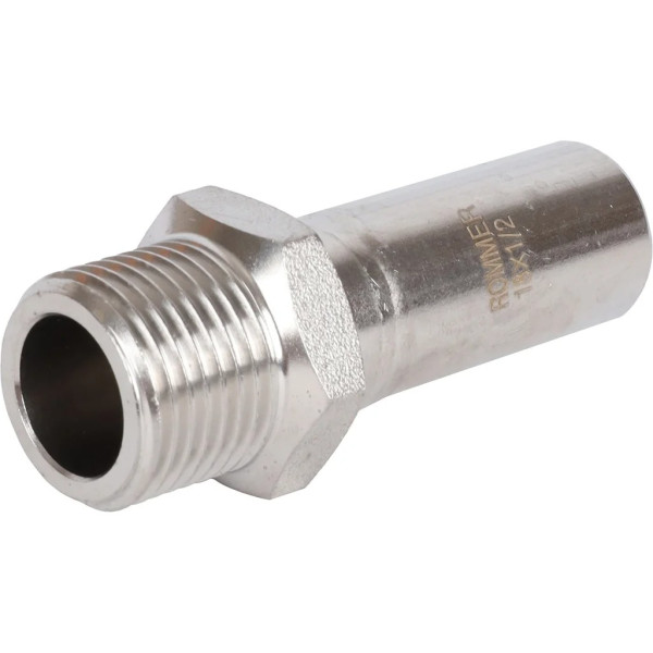 Вставка резьбовая 18х1/2"Н Rommer из нержавеющей стали (пресс) (RSS-0024-001812) Вставка резьбовая 18х1/2"Н Rommer из нержавеющей стали (пресс) (RSS-0024-001812)