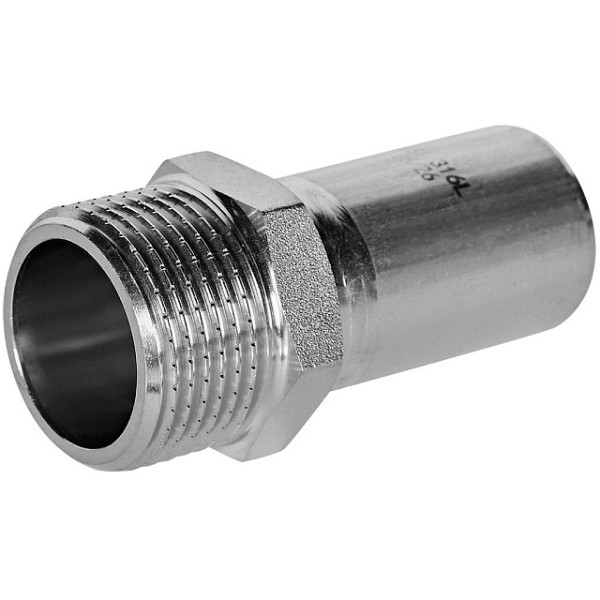 Вставка резьбовая 28х1"Н Stout SSS-2024 НПр-НР (нерж.ст., пресс) SSS-2024-000281 Вставка резьбовая 28х1"Н Stout SSS-2024 НПр-НР (нерж.ст., пресс) SSS-2024-000281