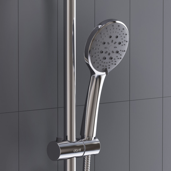 Душевая система Dorff Futura с душевым набором хром (D0710400)