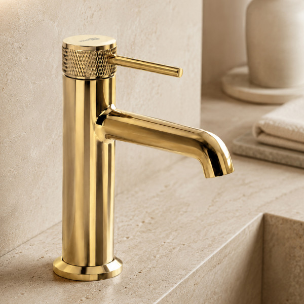 Смеситель для раковины WasserKRAFT Мюриц (Muritz) золото глянцевое (9803PG)