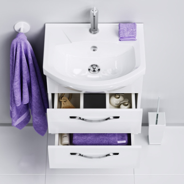 Тумба напольная Aqwella Allegro 660x450x870 белый (Agr.01.06/3) Тумба напольная Aqwella Allegro 660x450x870 белый (Agr.01.06/3)