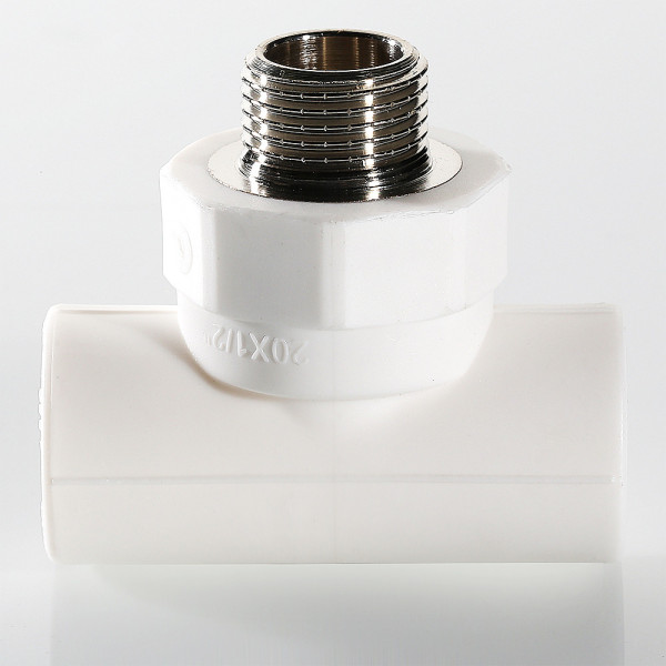 Тройник переходной PP-R 32*1/2"Н VALTEC (латунь, белый) VTp.733.0.03204 Тройник переходной PP-R 32*1/2"Н VALTEC (латунь, белый) VTp.733.0.03204