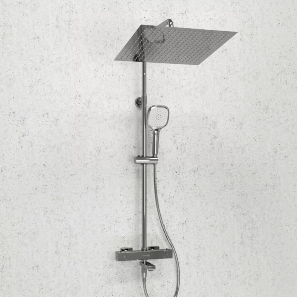 Душевая система WasserKRAFT хром (A199.119.065.010.CH Thermo)