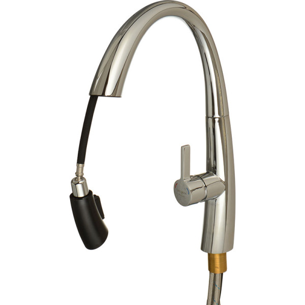 Смеситель для кухни Melodia della vita Perfetto с выдвижным изливом, хром (MDV30207) Смеситель для кухни Melodia della vita Perfetto с выдвижным изливом, хром (MDV30207)