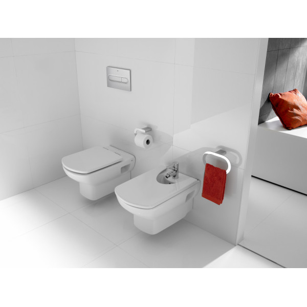 Инсталляция с унитазом Roca Dama Senso с сиденьем микролифт хром глянцевый (7.8931.0.468.0)