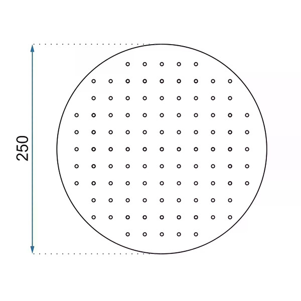 Душ верхний Rea 250 мм Black mat (REA-P0501) Душ верхний Rea 250 мм Black mat (REA-P0501)