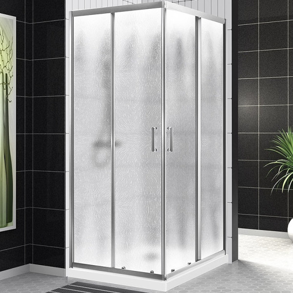 Душевой уголок BelBagno Uno-195 90x90x195 стекло Шиншилла, профиль хром (UNO-195-A-2-90-CH-CR) Душевой уголок BelBagno Uno-195 90x90x195 стекло Шиншилла, профиль хром (UNO-195-A-2-90-CH-CR)