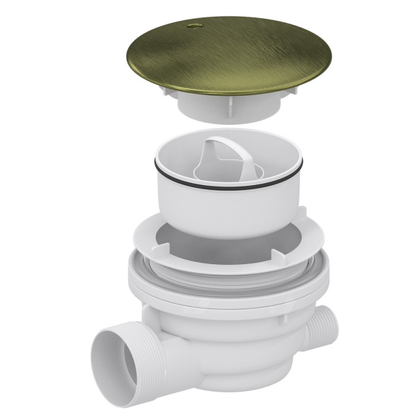 Сифон для душевых поддонов RGW Velplex QYD-01 бронза (18241101-08) Сифон для душевых поддонов RGW Velplex QYD-01 бронза (18241101-08)