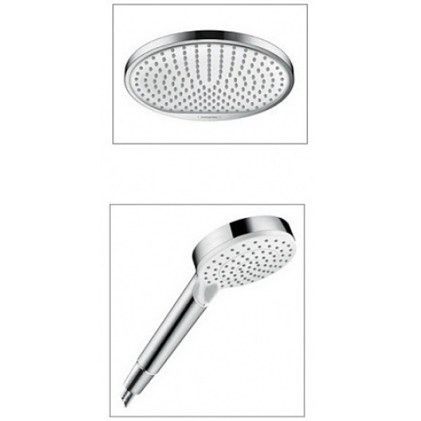 Душевой гарнитур Hansgrohe CromettaS Showerpipe Reno 240 (27270000)