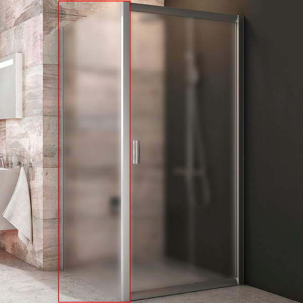 Душевое ограждение Ravak Blix BLPS-10 100x190 стекло матовое, профиль сатин (9BHA0U0ZG)