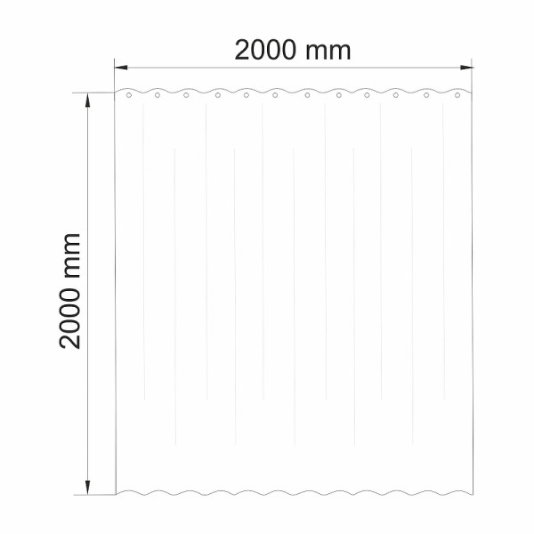 Душевая шторка для ванны Wasser Kraft Dill 200х200 (SC-39103) Душевая шторка для ванны Wasser Kraft Dill 200х200 (SC-39103)