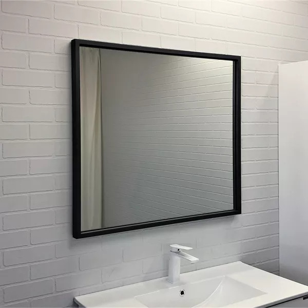 Зеркало Comforty Бредфорд 900x40x800 черный (00004147988)