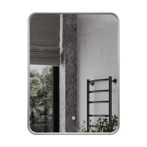 Зеркало Comforty Ситара 600x800x35 серебро глянцевый (00-00020612)