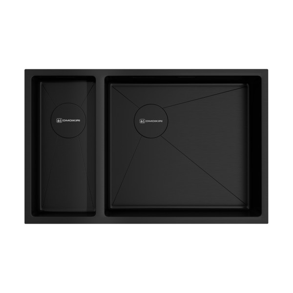 Мойка для кухни врезная Omoikiri Taki 69-2-U/IF-R Side-GB нерж. сталь/графит (4993183) Мойка для кухни врезная Omoikiri Taki 69-2-U/IF-R Side-GB нерж. сталь/графит (4993183)