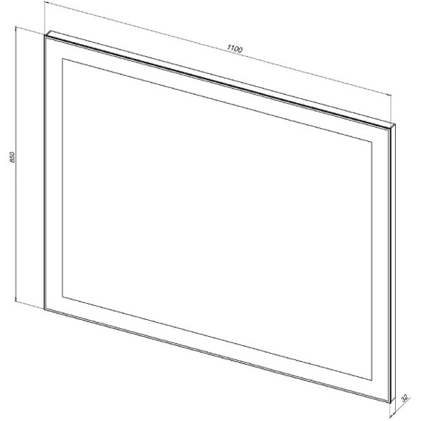Зеркало с подсветкой Aquanet Алассио New 110x85 (00249348) Зеркало с подсветкой Aquanet Алассио New 110x85 (00249348)
