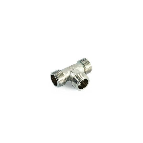 Тройник 3/4" ННН General Fittings (никель) 270010N050505A