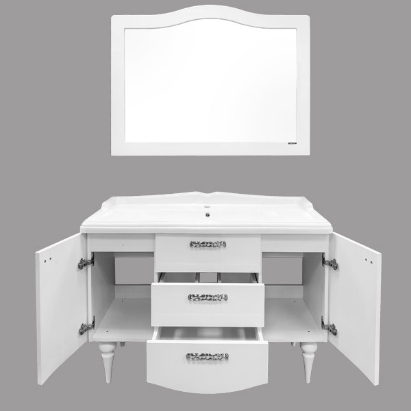 Тумба напольная Comforty дублин 1205x860x490 белый глянцевый с раковиной (00-00001487) Тумба напольная Comforty дублин 1205x860x490 белый глянцевый с раковиной (00-00001487)