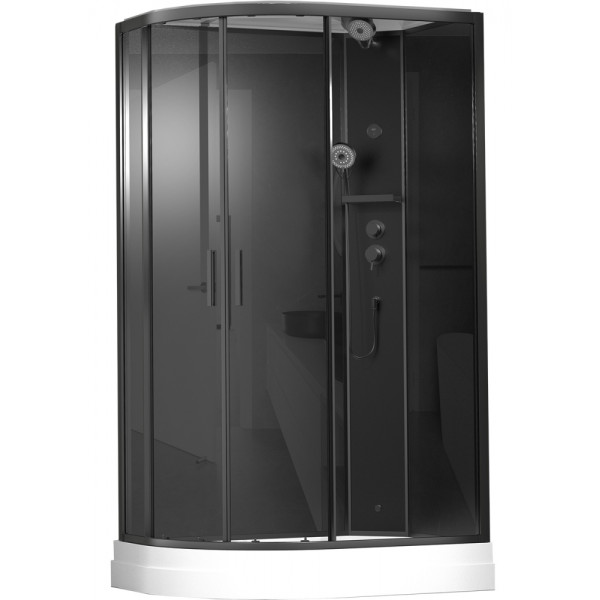 Душевая кабина Timo ILMA 902 Black R 120x80x222 стекло прозрачное, профиль черный (ILMA-902 R B) Душевая кабина Timo ILMA 902 Black R 120x80x222 стекло прозрачное, профиль черный (ILMA-902 R B)