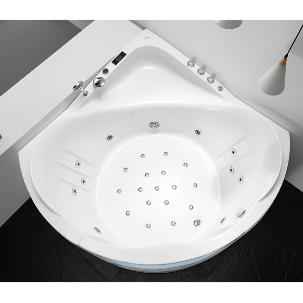 Ванна гидромассажная и аэромассажная Gemy G9247 K 165х165 Ванна гидромассажная и аэромассажная Gemy G9247 K 165х165