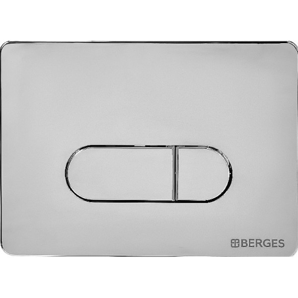 Инсталляция для подвесного унитаза Berges NOVUM D3 с клавишей (040233) хром глянец Инсталляция для подвесного унитаза Berges NOVUM D3 с клавишей (040233) хром глянец