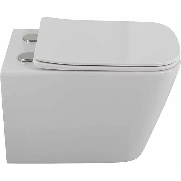 Унитаз подвесной BelBagno Due безободковый (BB7107CHR/SC) Унитаз подвесной BelBagno Due безободковый (BB7107CHR/SC)