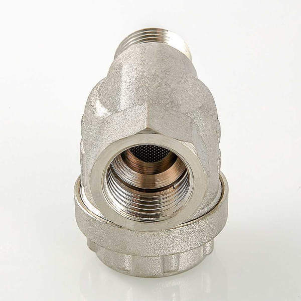Фильтр прямой 3/4" ВН 300 мкр. Valtec никель (VT.387.N.05) Фильтр прямой 3/4" ВН 300 мкр. Valtec никель (VT.387.N.05)