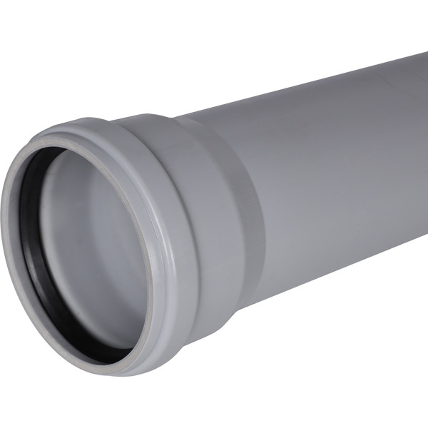 Труба 110x1000 Stout (PP, серый) (SKB-0002-110100)