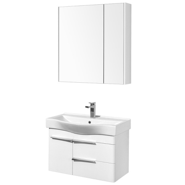 Шкаф зеркальный Aquaton Беверли 80 (1A237102BV010)