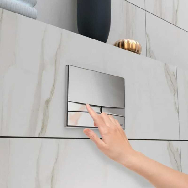 Инсталляция для подвесного унитаза Berges NOVUM F3 с клавишей (040253) хром глянец