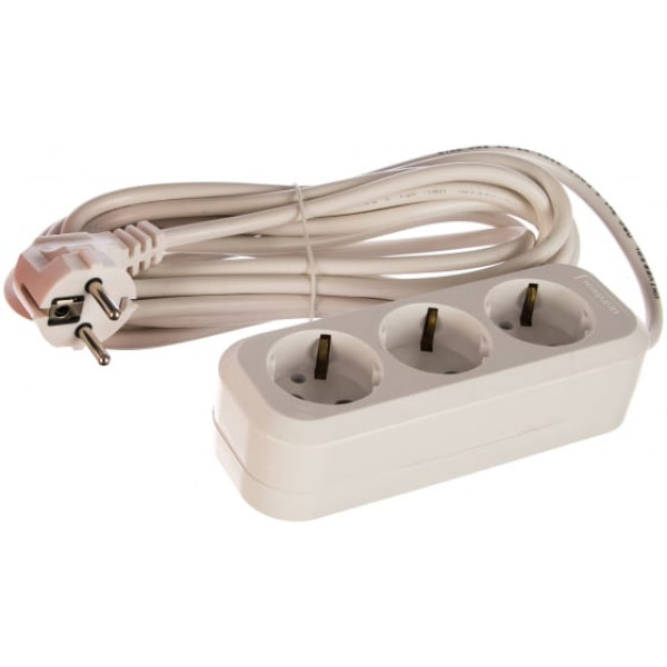 Удлинитель UNIVersal 3х5 м Е-303 АБС-пл. с заземл. 16А (бытовой) (9631978) Удлинитель UNIVersal 3х5 м Е-303 АБС-пл. с заземл. 16А (бытовой) (9631978)