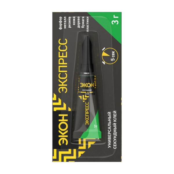 Клей секундный Экон Экспресс 3 г. (на мульти-карте) (3001046)