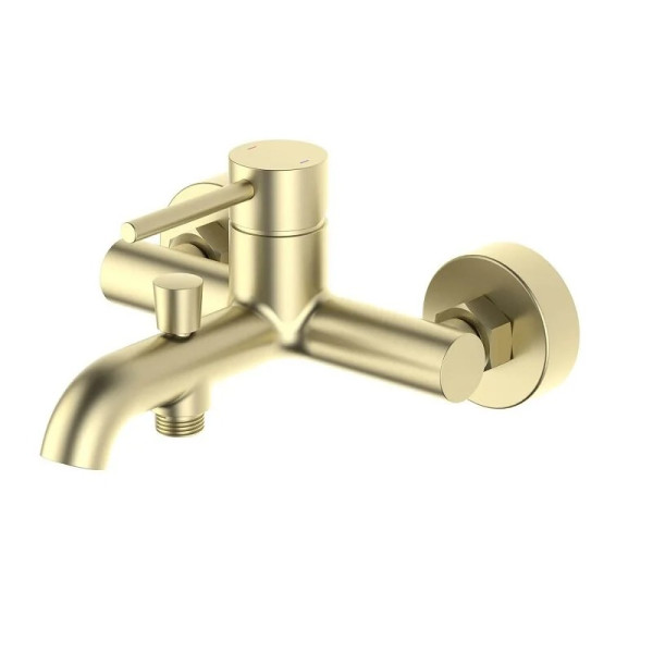 Смеситель для ванны и душа Aquatek Европа шлифованное золото (AQ1340BG)