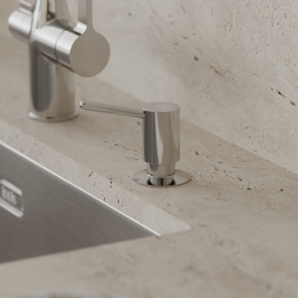 Дозатор для моющих средств для кухни Iddis Kitchen Line хром (SDISB00i59) Дозатор для моющих средств для кухни Iddis Kitchen Line хром (SDISB00i59)