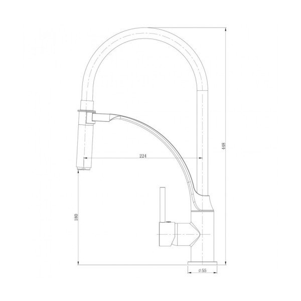 Смеситель для кухни Lemark Soul (LM6007C)