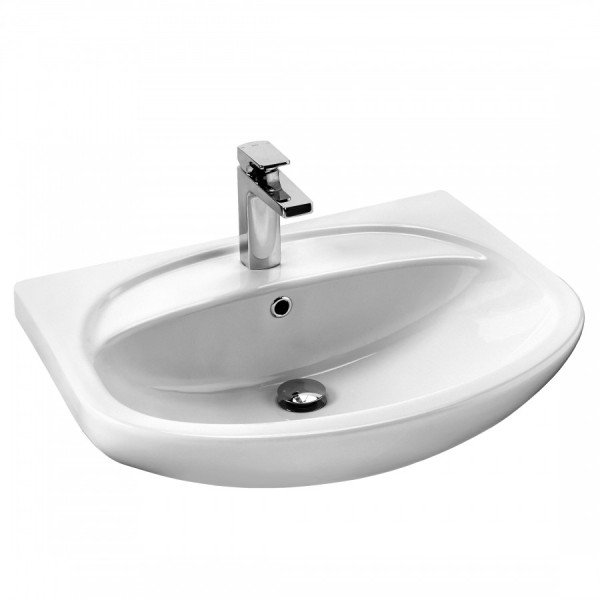 Раковина мебельная Santek Стелла 610x460x185 белая (1WH112450)