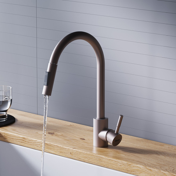 Смеситель для кухни Dorff Logic сатин (D3007511)