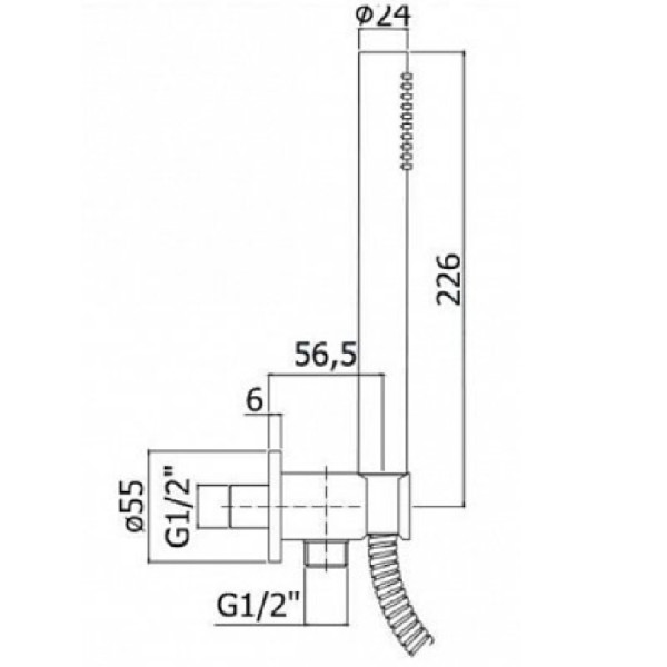 Душевой гарнитур Paffoni Master черный (ZDUP094NO)